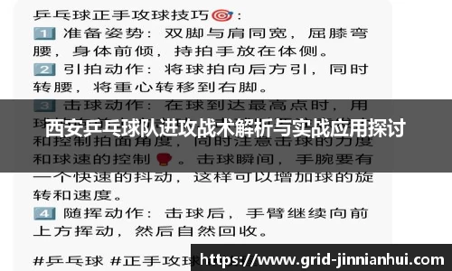 西安乒乓球队进攻战术解析与实战应用探讨